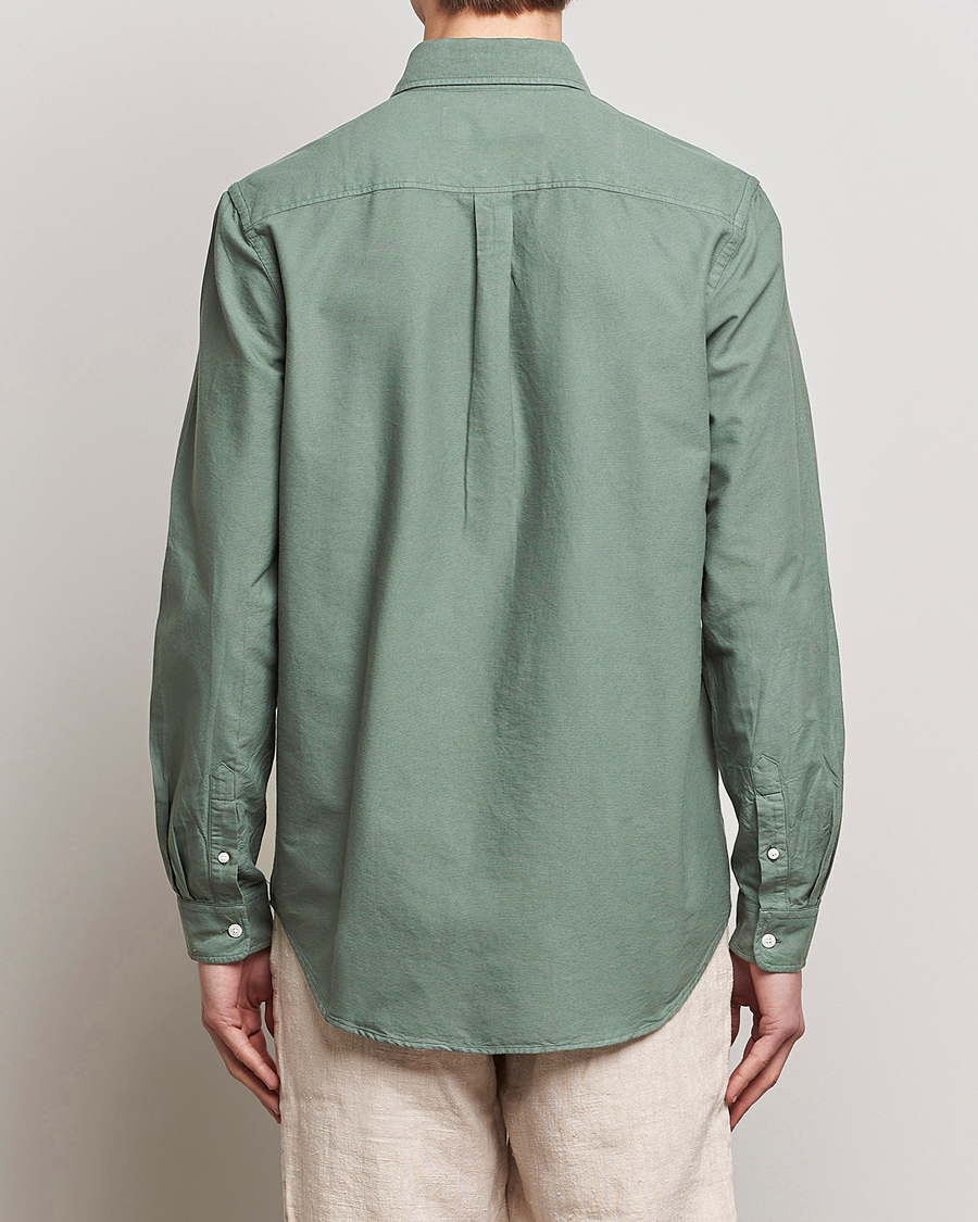 Herre | Skjorter | A Day's March | Moorgate Dyed Oxford Shirt Dusty Green