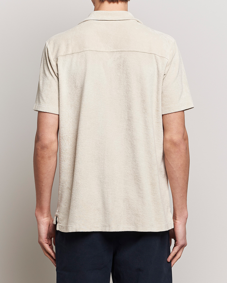 Herre | Skjorter | A Day's March | Yamu Short Sleeve Terry Shirt Desert