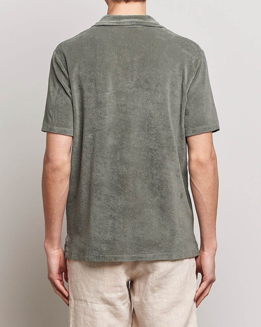 Herre | Polotrøjer | A Day's March | Terry Polo Dusty Green