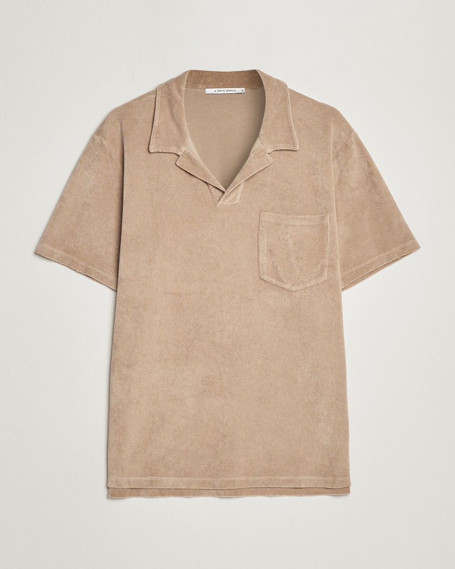 Herre | Udsalg | A Day's March | Terry Polo Khaki