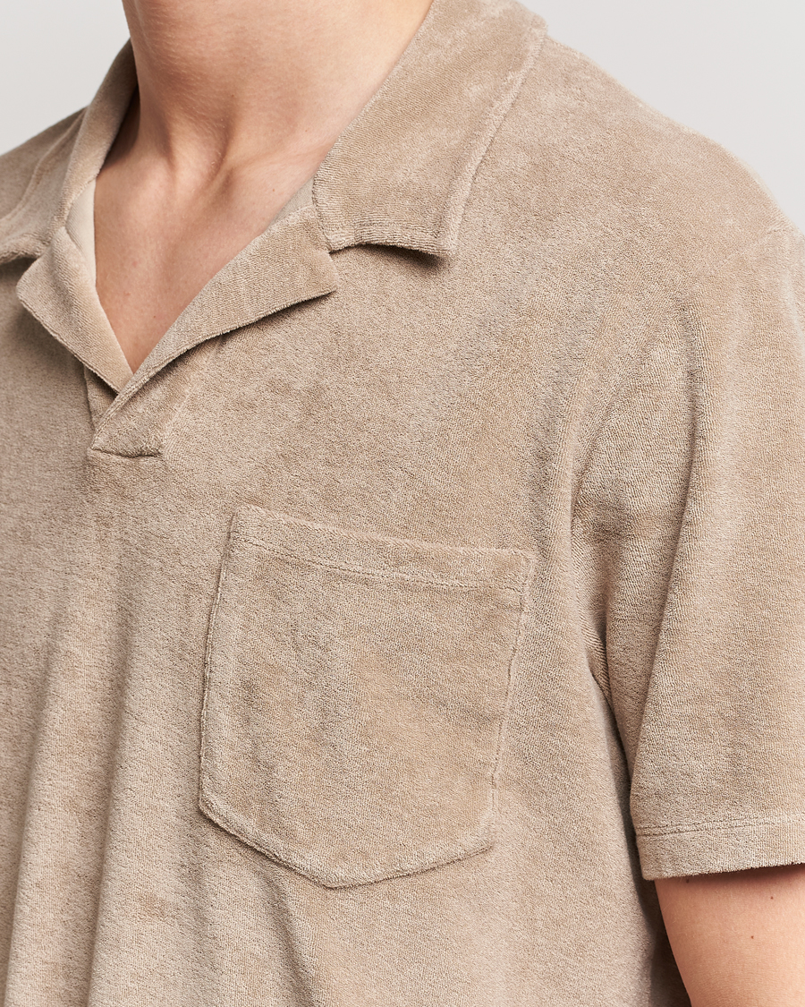Herre | Polotrøjer | A Day's March | Terry Polo Khaki