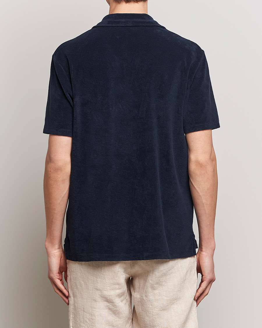 Herre | Polotrøjer | A Day's March | Terry Polo Navy