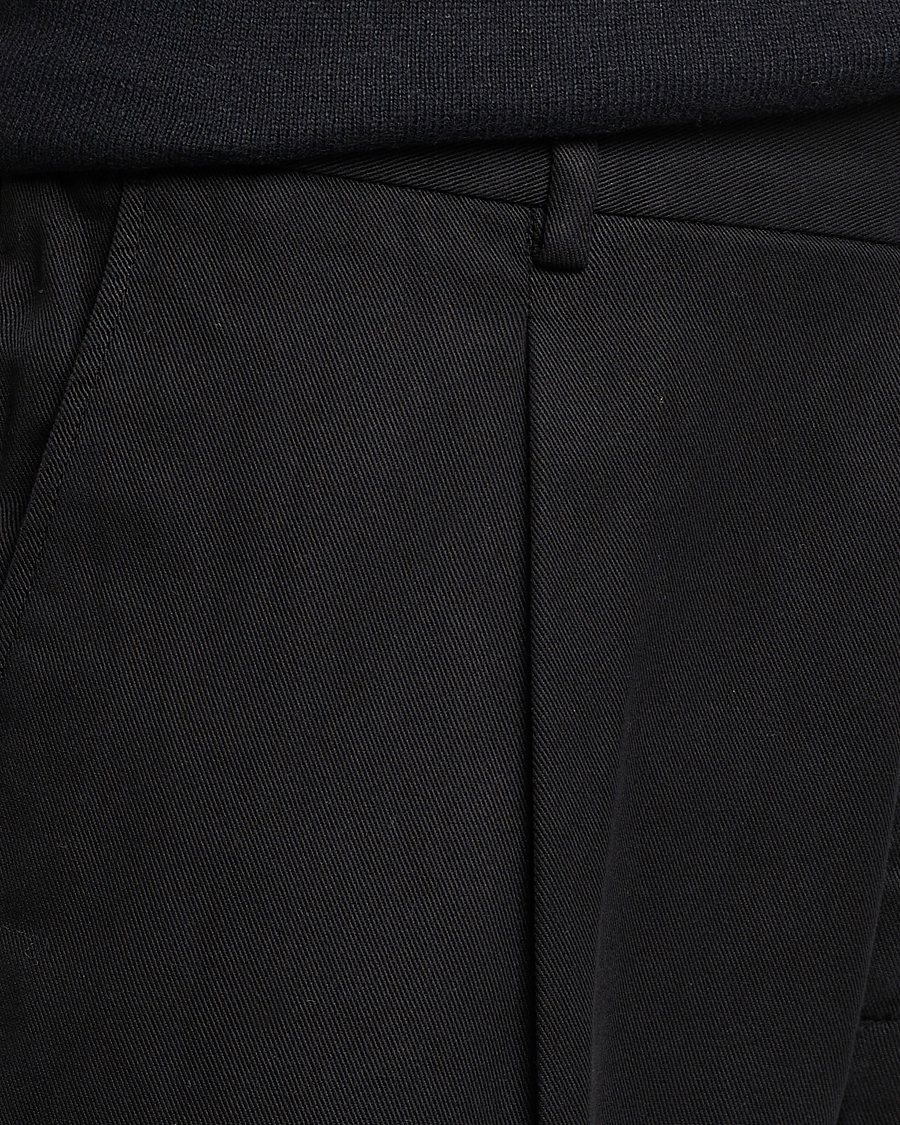 Herre | Bukser | A Day's March | Smart Trouser Tencel Black