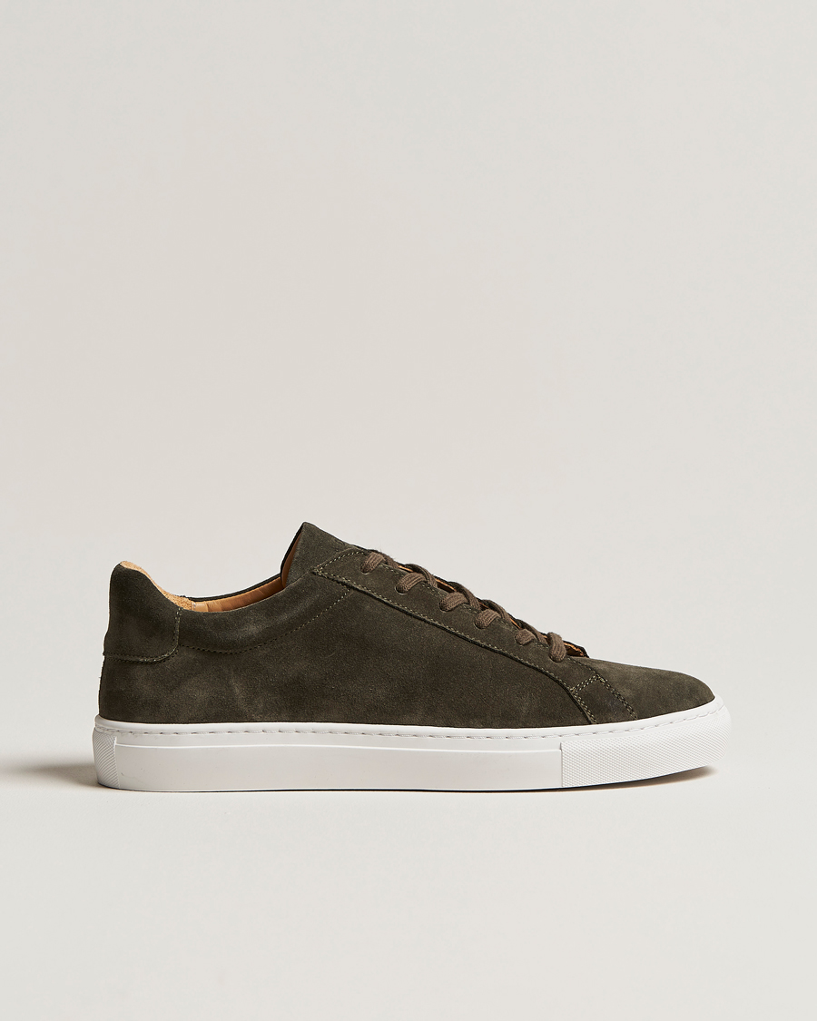 Herre | A Day's March Marching Suede Sneaker Dark Olive | A Day's March | Marching Suede Sneaker Dark Olive