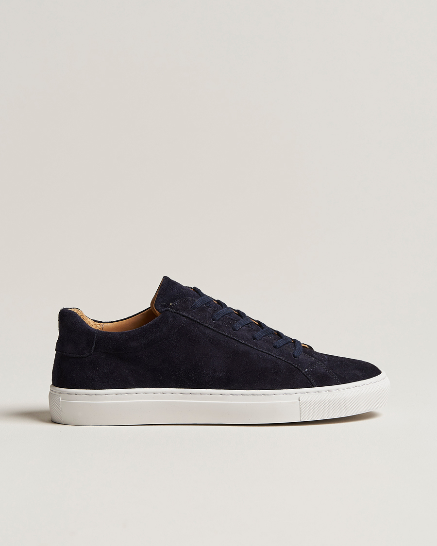 Herre | A Day's March Marching Suede Sneaker Navy | A Day's March | Marching Suede Sneaker Navy