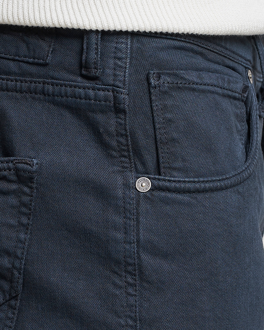 Herre | Bukser | Incotex | Cotton Stretch 5-Pocket Pants Navy
