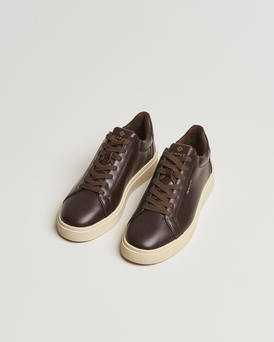Herre | Sko | GANT | Mc Julien Leather Sneaker Dark Brown