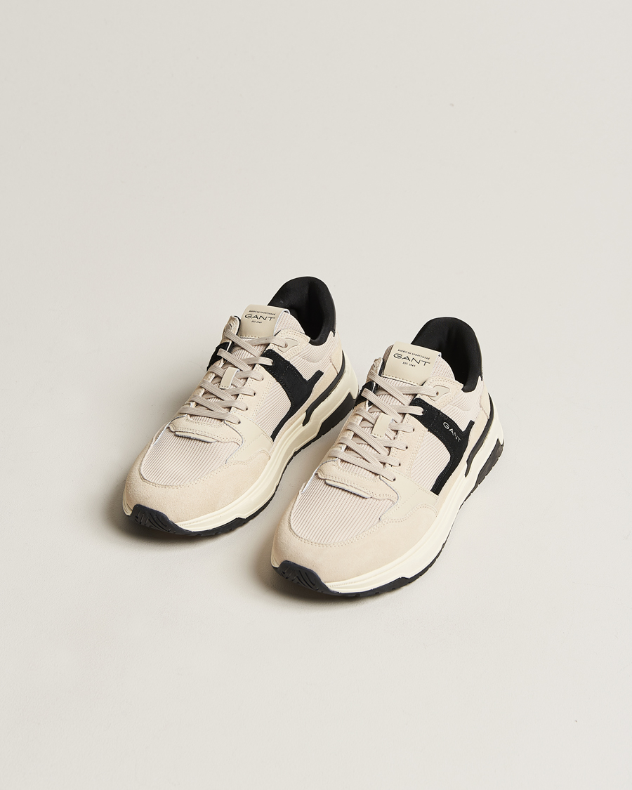 Herre | Sko | GANT | Jeuton Running Sneaker Beige