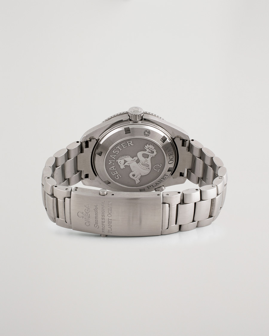 Herre | Omega Pre-Owned Seamaster Planet Ocean 2201.50.00 Steel Black | Omega Pre-Owned | Seamaster Planet Ocean 2201.50.00 Steel Black