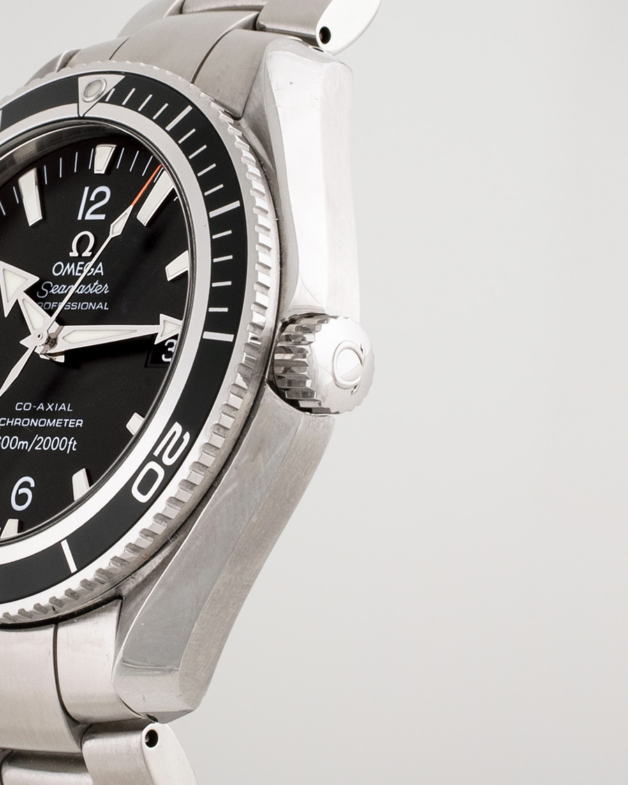 Herre | Omega Pre-Owned Seamaster Planet Ocean 2201.50.00 Steel Black | Omega Pre-Owned | Seamaster Planet Ocean 2201.50.00 Steel Black