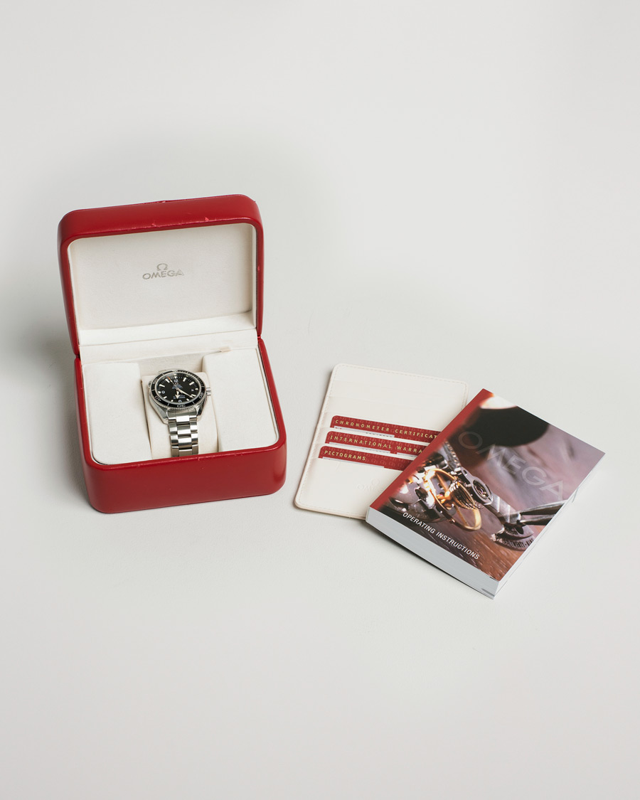 Herre | Omega Pre-Owned Seamaster Planet Ocean 2201.50.00 Steel Black | Omega Pre-Owned | Seamaster Planet Ocean 2201.50.00 Steel Black