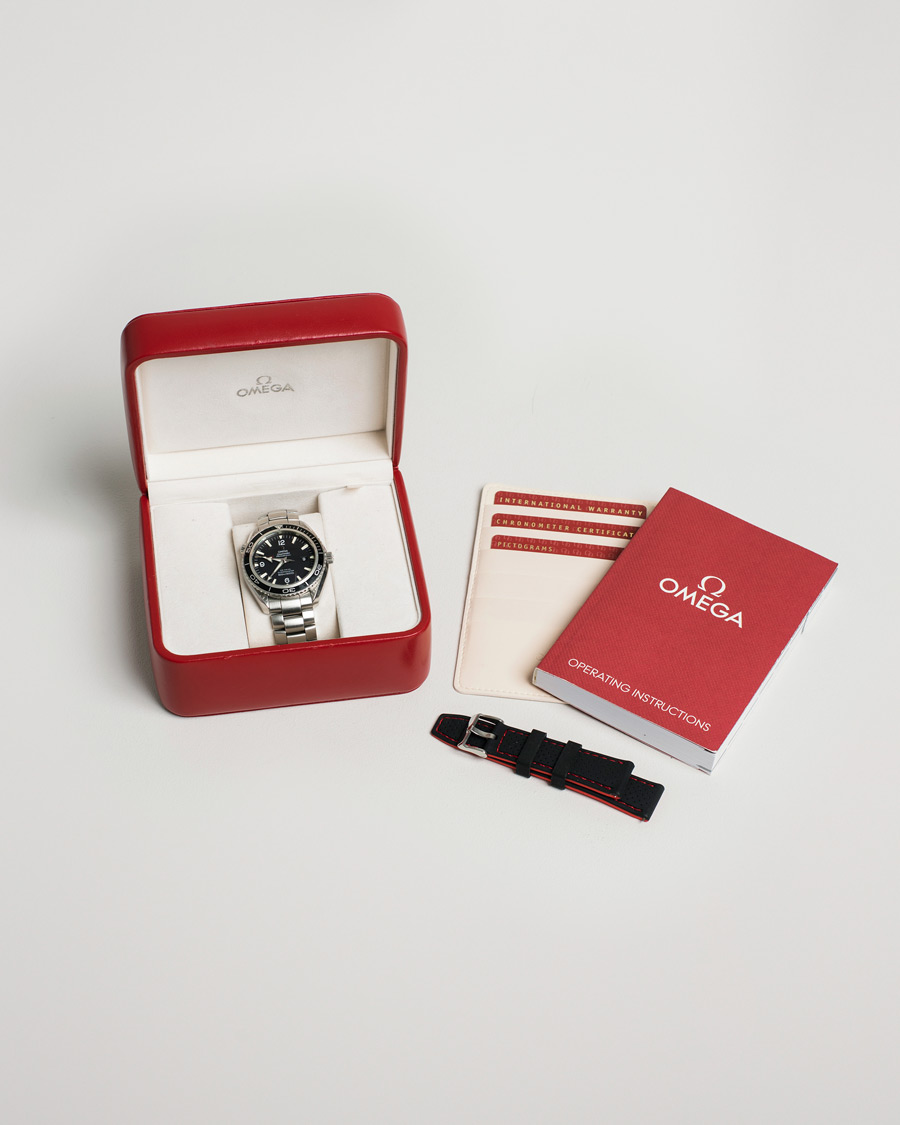 Herre | Omega Pre-Owned Seamaster Planet Ocean 2200.50.00 Steel Black | Omega Pre-Owned | Seamaster Planet Ocean 2200.50.00 Steel Black