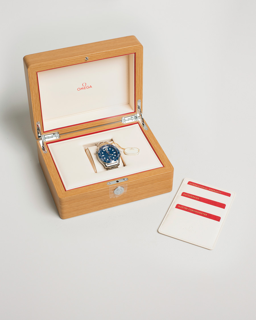 Herre | Omega Pre-Owned Seamaster Diver 300M 210.30.42.20.03.001 Steel Blue | Omega Pre-Owned | Seamaster Diver 300M 210.30.42.20.03.001 Steel Blue