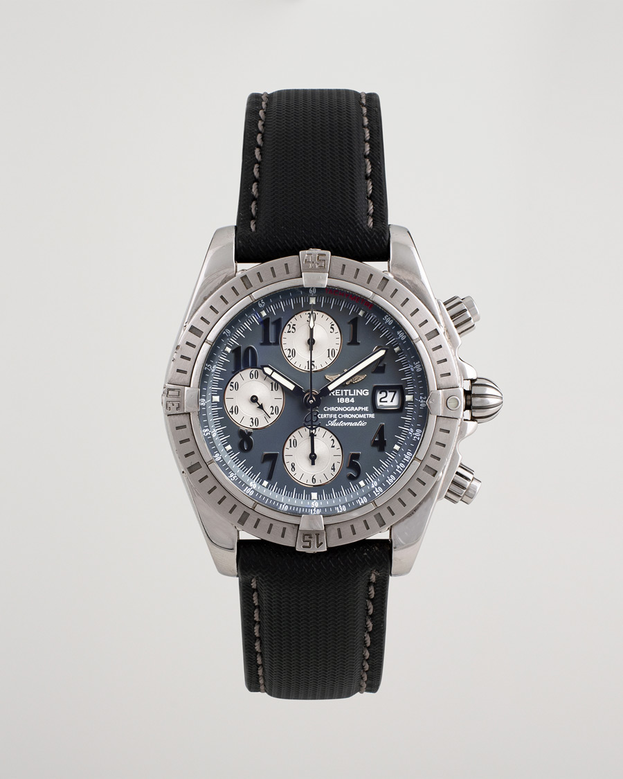 Herre | Breitling Pre-Owned Chronomat Evolution A13356 Steel Grey | Breitling Pre-Owned | Chronomat Evolution A13356 Steel Grey