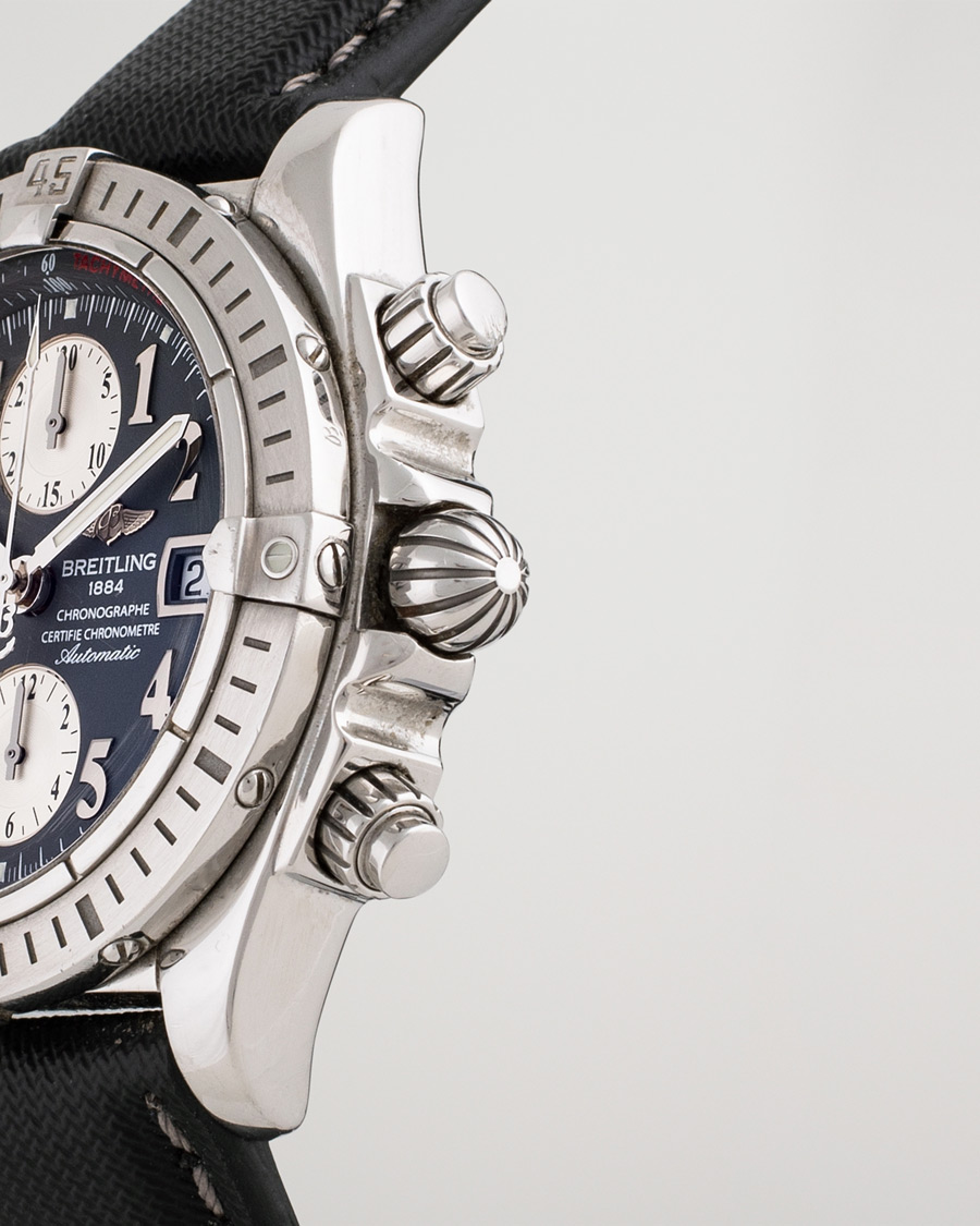 Herre | Breitling Pre-Owned Chronomat Evolution A13356 Steel Grey | Breitling Pre-Owned | Chronomat Evolution A13356 Steel Grey