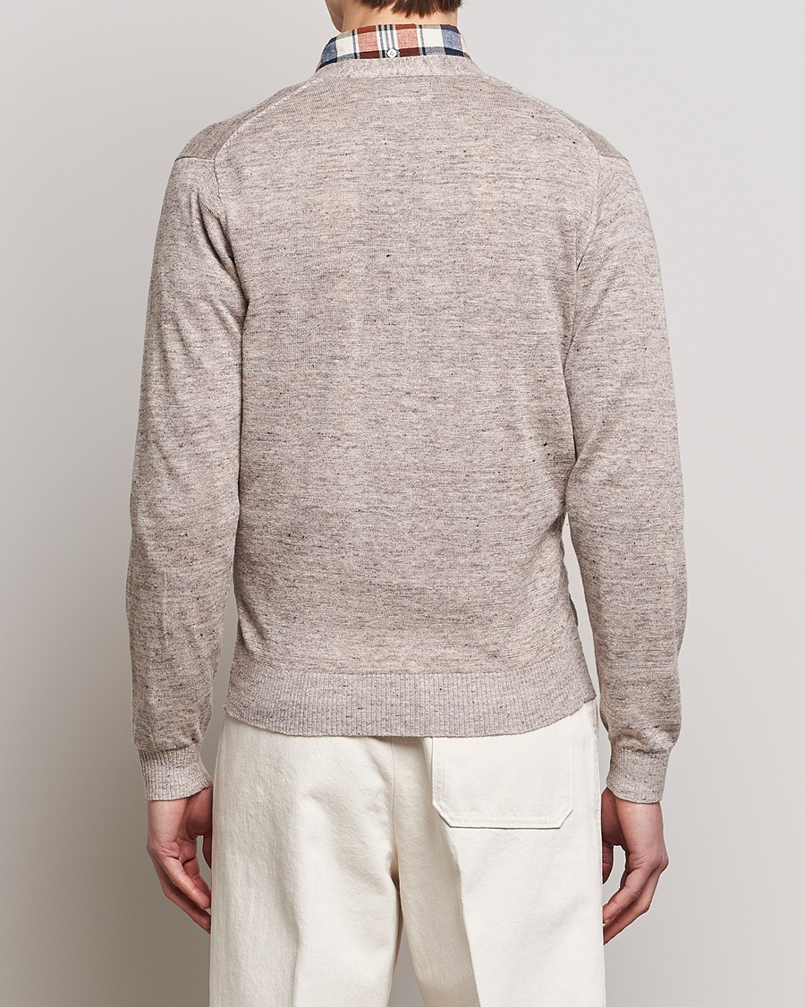 Herre | Trøjer | BEAMS PLUS | Linen Cardigan Beige