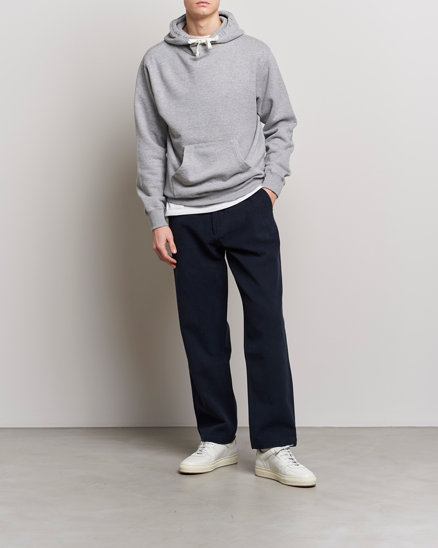 Herre | Trøjer | BEAMS PLUS | Japanese Cotton Hoodie Heather Grey