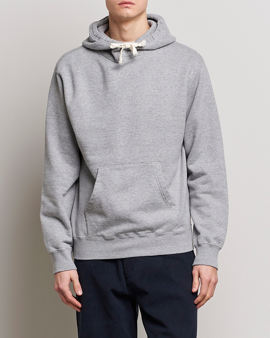 Herre | Trøjer | BEAMS PLUS | Japanese Cotton Hoodie Heather Grey