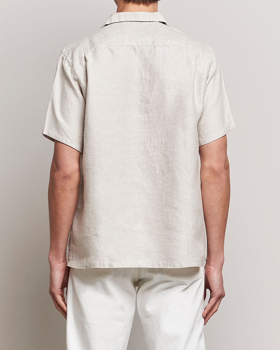 Herre | Skjorter | BEAMS PLUS | Linen/Chambray Camp Shirt Natural