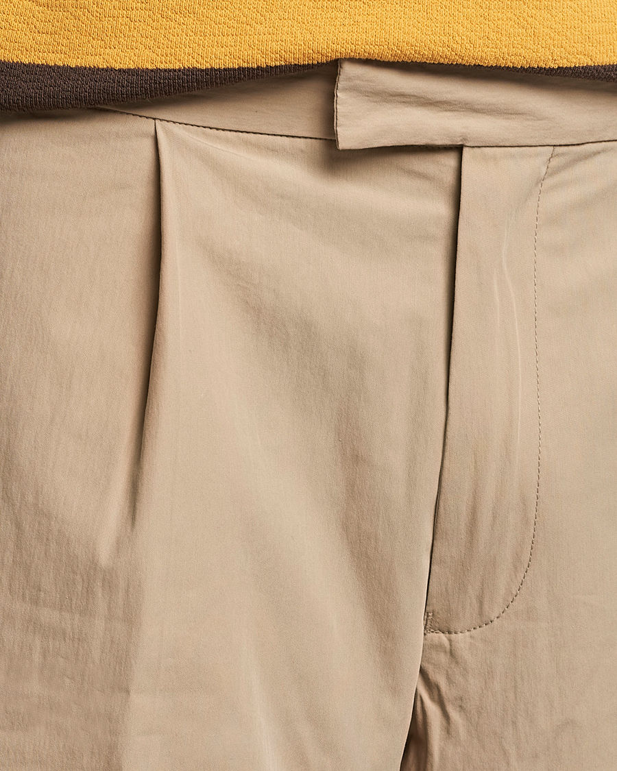 Herre | Bukser | BEAMS PLUS | Comfort Cloth Travel Trousers Beige