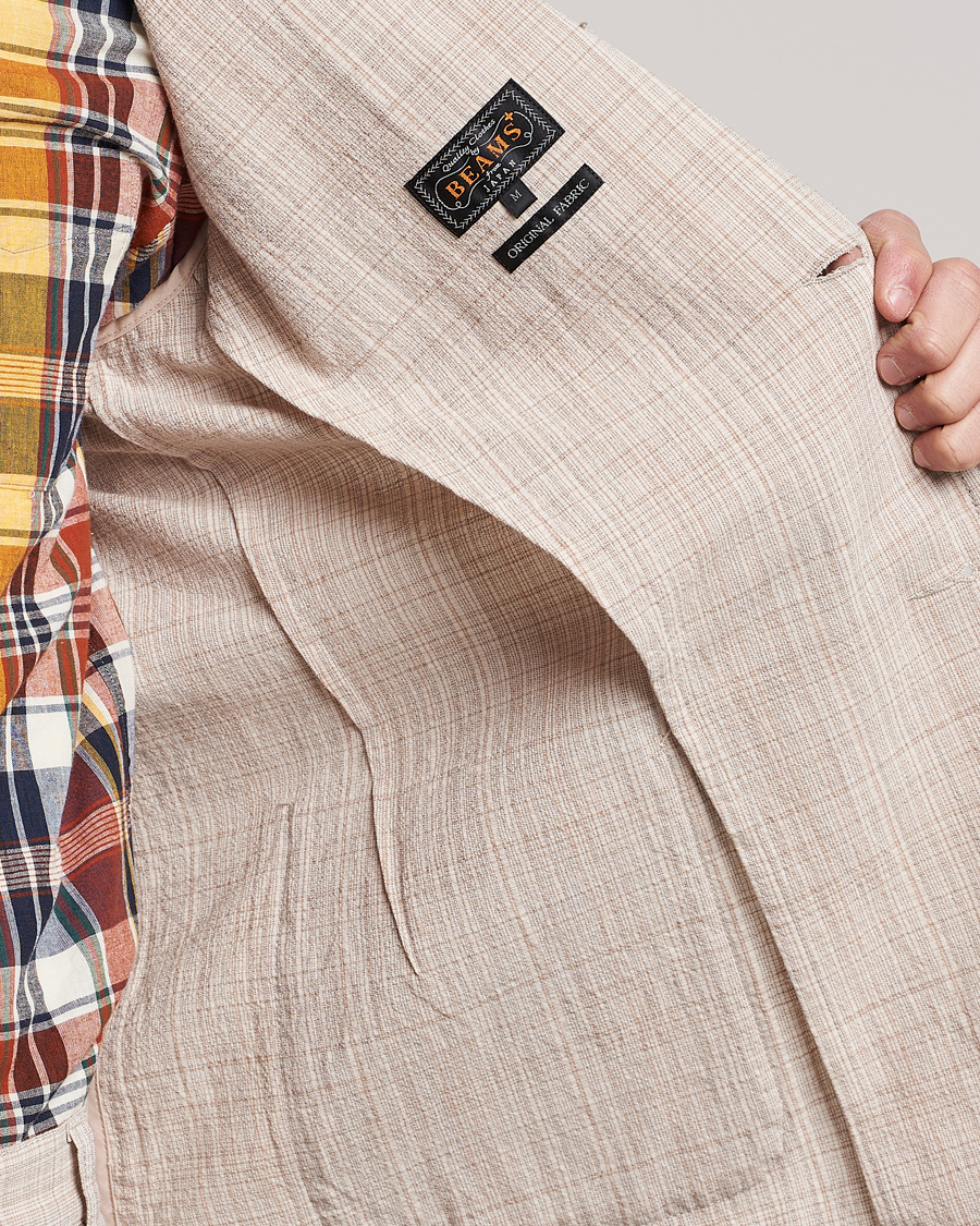 Herre | Blazere & jakker | BEAMS PLUS | Cotton/Linen Comfort Jacket Natural