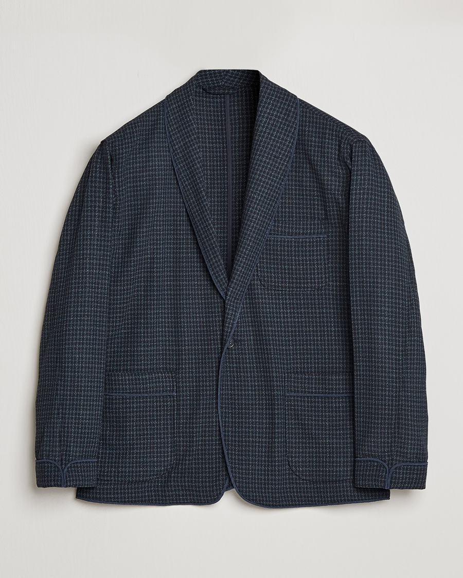 Herre | Blazere & jakker | BEAMS PLUS | Panama Smoking Jacket Navy