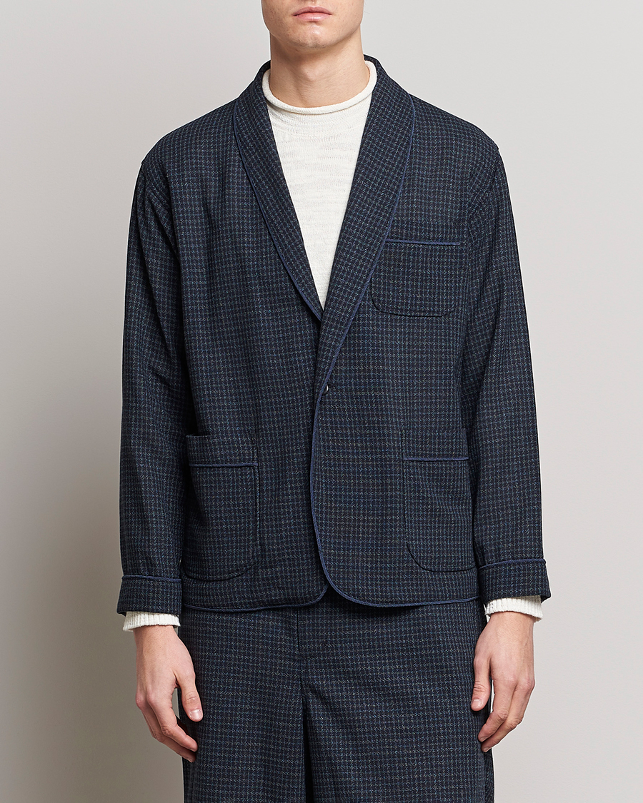 Herre | Japanese Department | BEAMS PLUS | Panama Smoking Jacket Navy