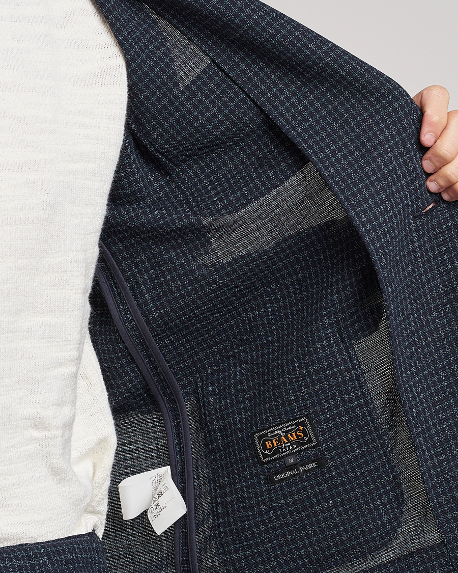 Herre | Blazere & jakker | BEAMS PLUS | Panama Smoking Jacket Navy