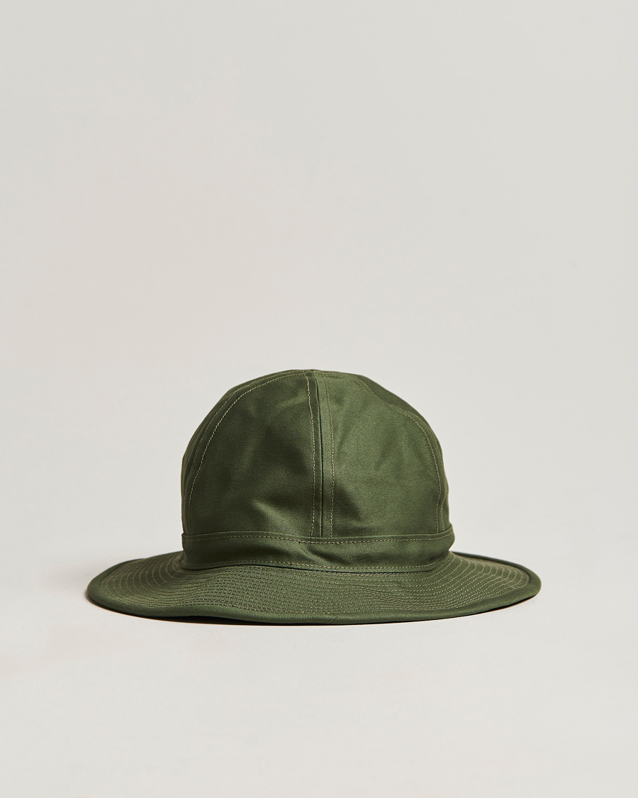 Herre | BEAMS PLUS MIL Cotton Hat Olive | BEAMS PLUS | MIL Cotton Hat Olive