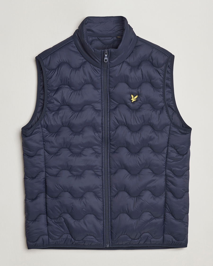 Herre | Veste | Lyle & Scott | Crest Quilted Gilet Vest Dark Navy