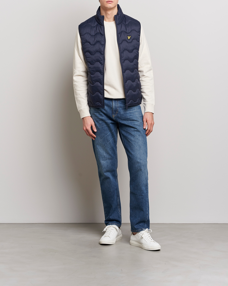 Herre | Veste | Lyle & Scott | Crest Quilted Gilet Vest Dark Navy