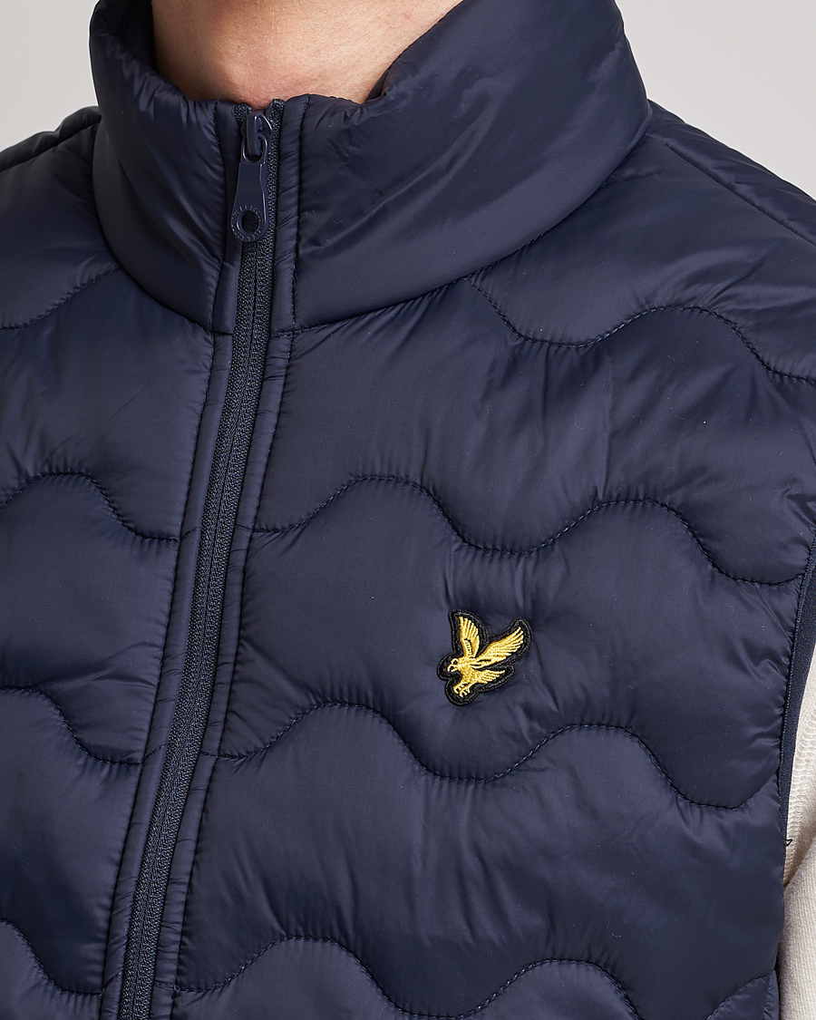 Herre | Veste | Lyle & Scott | Crest Quilted Gilet Vest Dark Navy