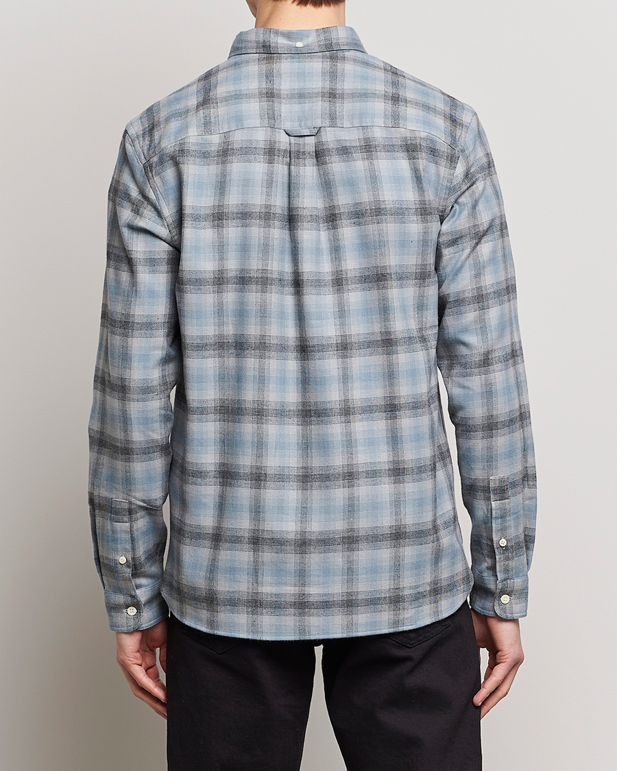 Herre | Skjorter | Lyle & Scott | Button Down Flannel Shirt Cold Grey