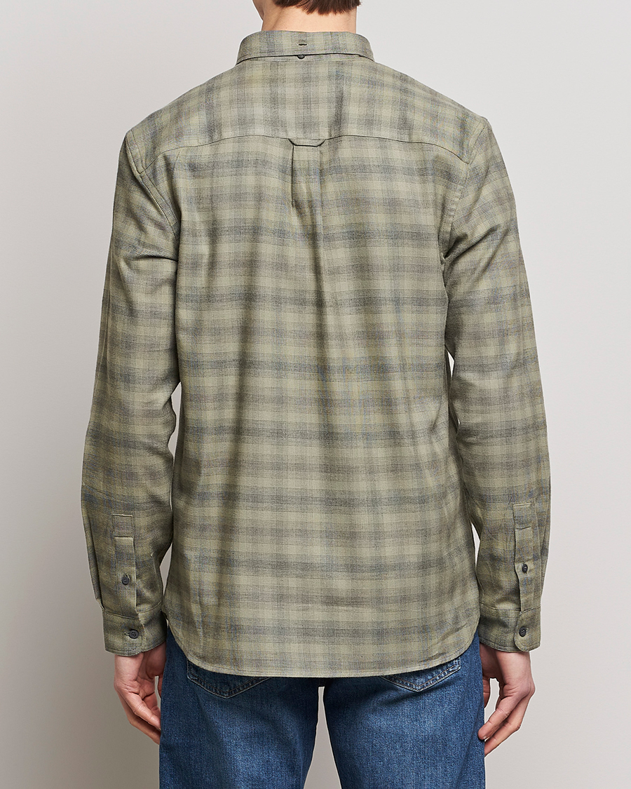 Herre | Skjorter | Lyle & Scott | Button Down Flannel Shirt Sea Weed