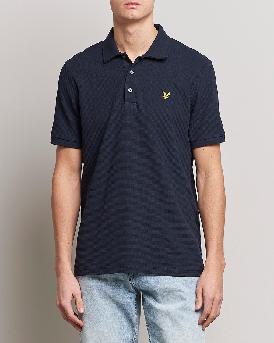 Herre | Polotrøjer | Lyle & Scott | Milano Trim Pique Polo Dark Navy