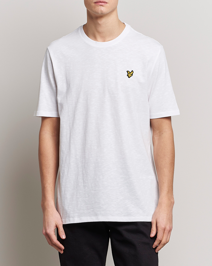 Herre | Hvide t-shirts | Lyle & Scott | Slub T-Shirt White