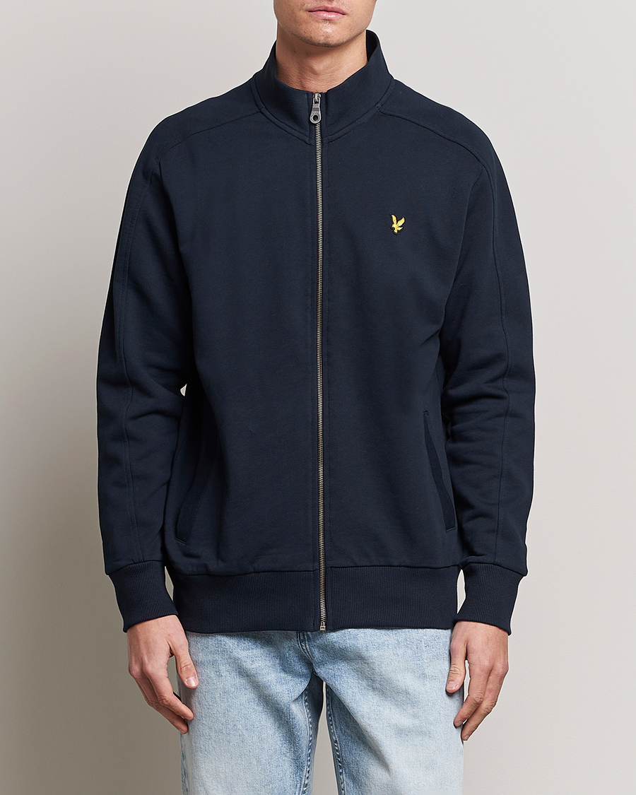 Herre | Full-zip | Lyle & Scott | Track Full Zip Sweater Dark Navy
