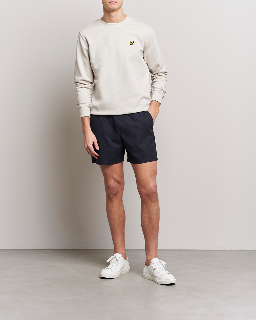 Herre | Trøjer | Lyle & Scott | Crew Neck Cotton Sweatershirt Cove