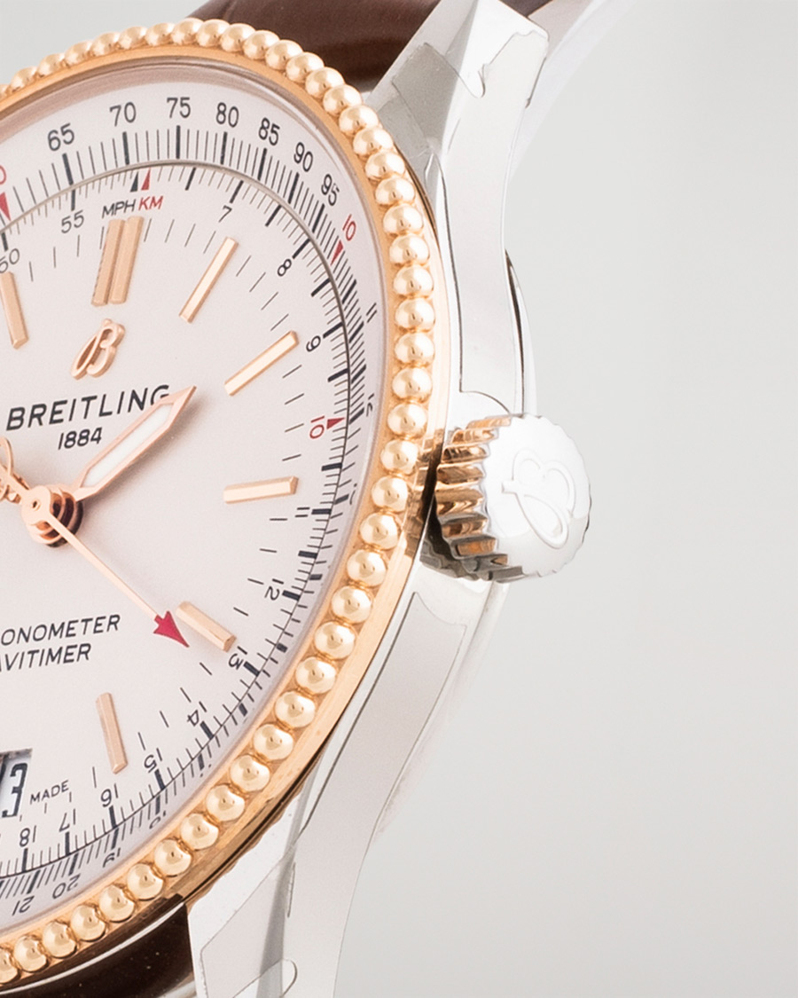 Herre | Pre-Owned & Vintage Watches | Breitling Pre-Owned | Navitimer38 U17325211G1P1 Steel White