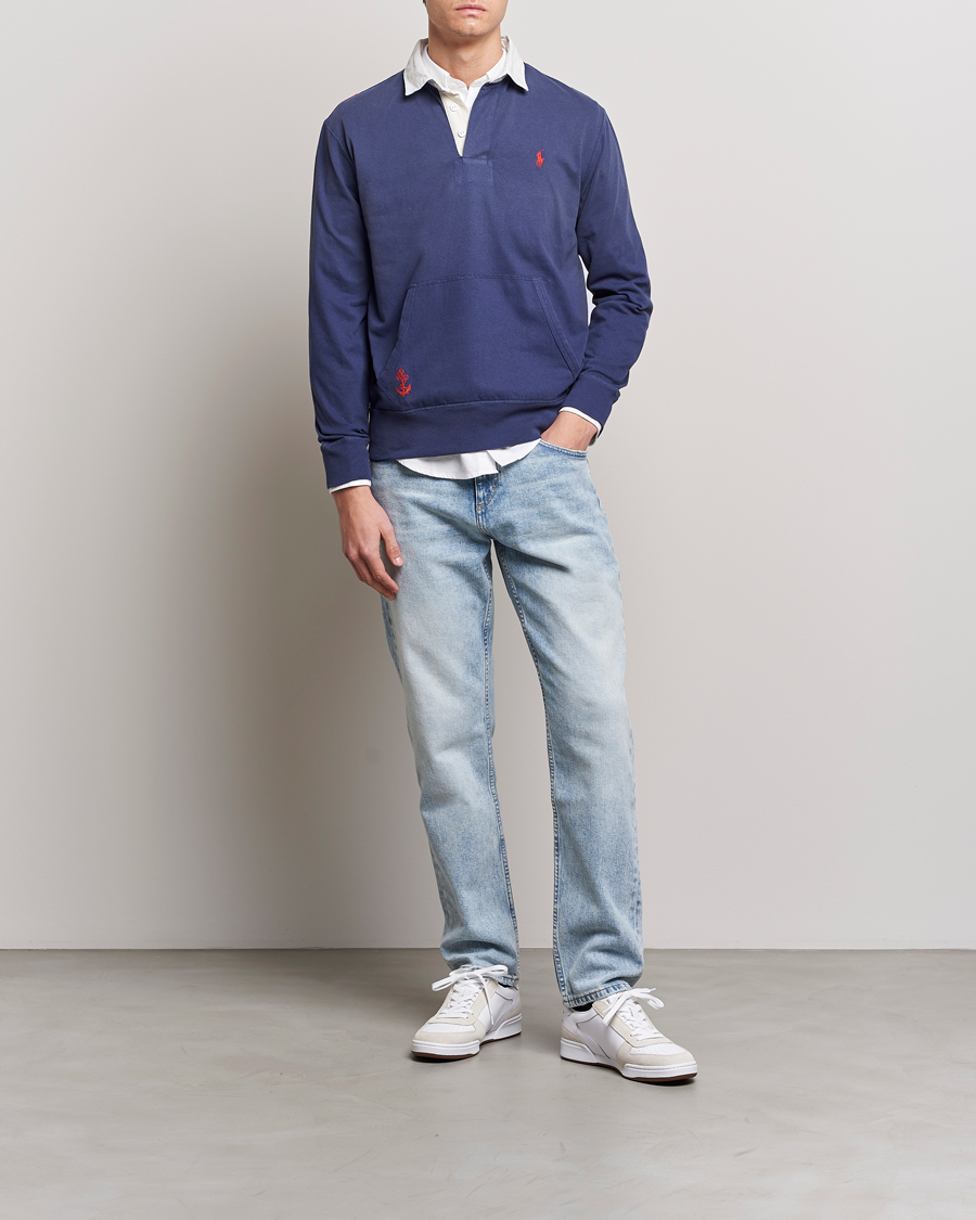 Herre | Trøjer | Polo Ralph Lauren | Jersey Flag Rugger Boathouse Navy