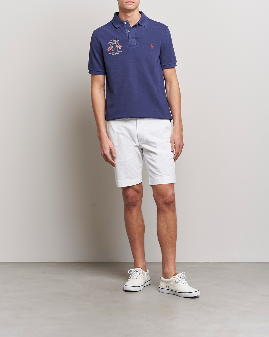 Herre | Polotrøjer | Polo Ralph Lauren | Classic Fit Flag Polo Boathouse Navy