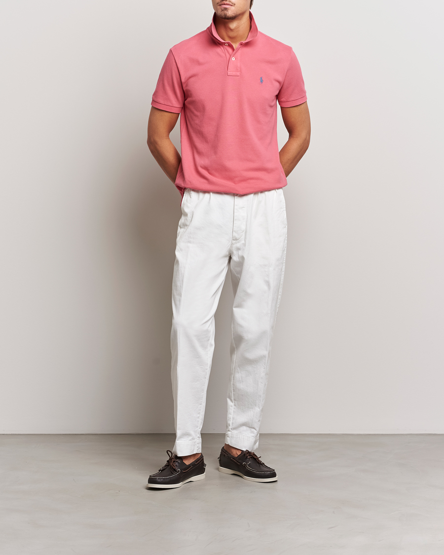 Herre | Polotrøjer | Polo Ralph Lauren | Custom Slim Fit Polo Red Sky