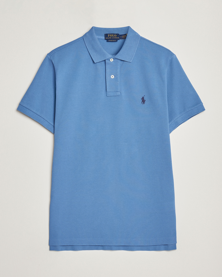 Herre | Polotrøjer | Polo Ralph Lauren | Custom Slim Fit Polo French Blue