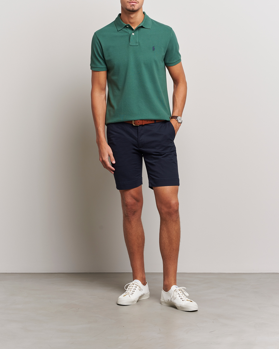 Herre | Polotrøjer | Polo Ralph Lauren | Custom Slim Fit Polo Washed Forest