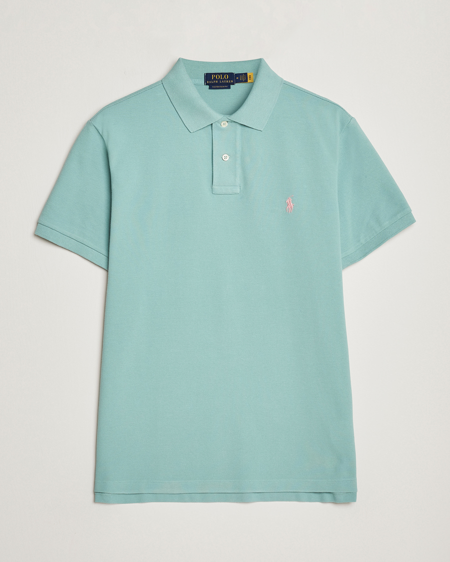 Herre | Polotrøjer | Polo Ralph Lauren | Custom Slim Fit Polo Essex Green