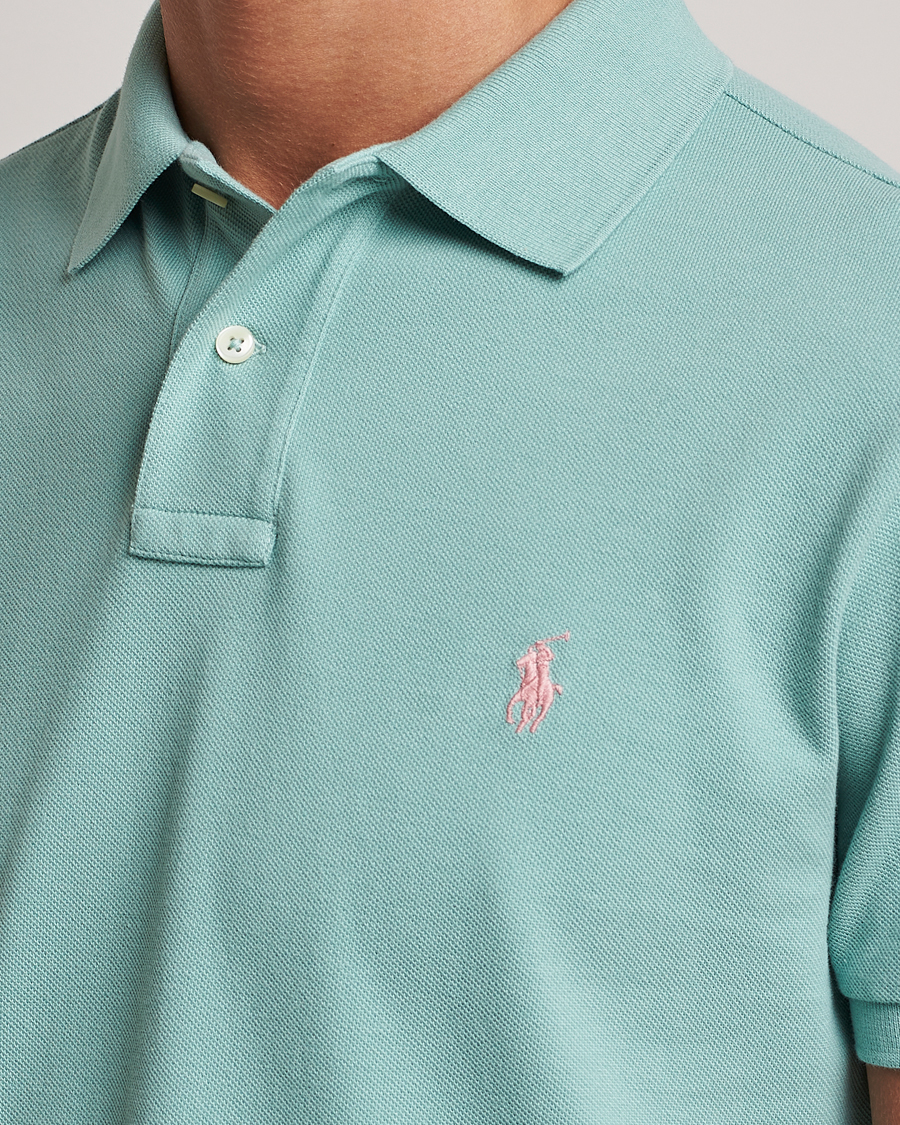 Herre | Polotrøjer | Polo Ralph Lauren | Custom Slim Fit Polo Essex Green