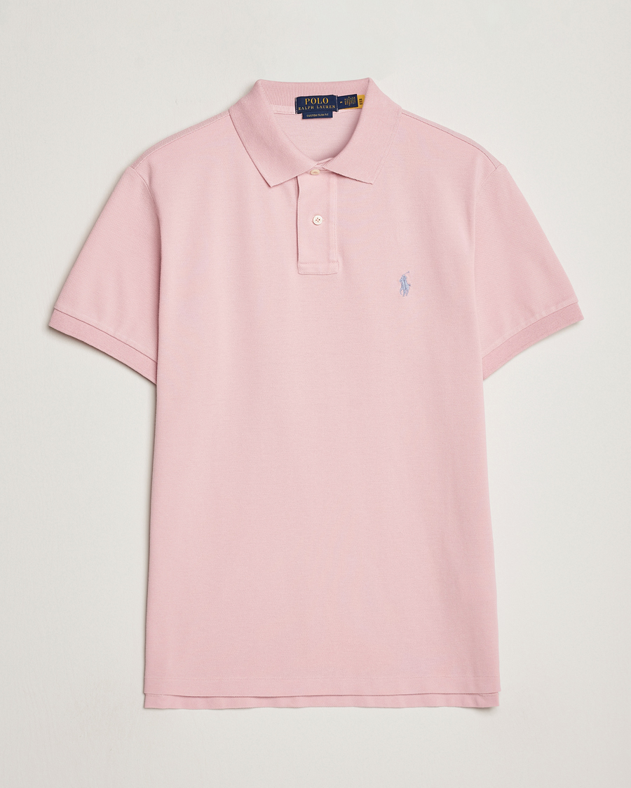 Herre | Polotrøjer | Polo Ralph Lauren | Custom Slim Fit Polo Chino Pink