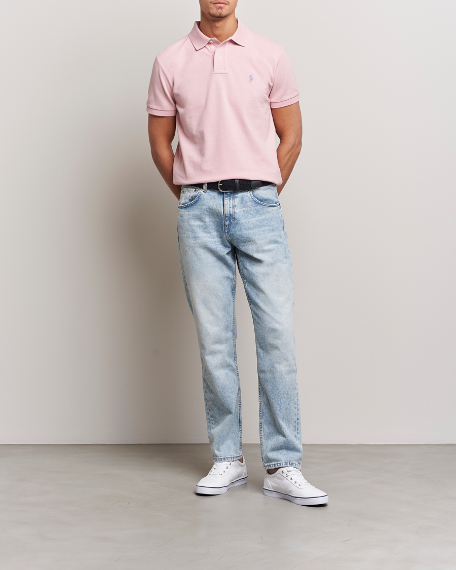 Herre | Polotrøjer | Polo Ralph Lauren | Custom Slim Fit Polo Chino Pink