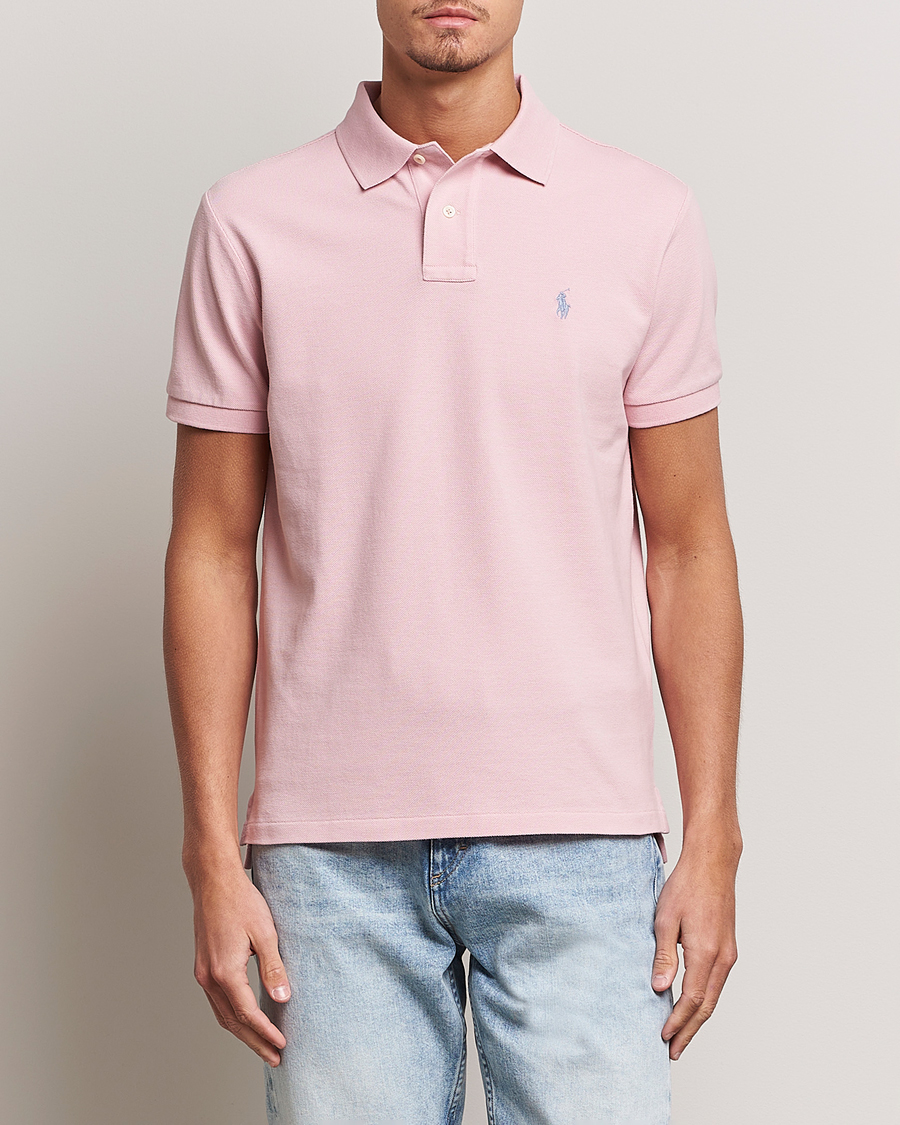 Herre | Polotrøjer | Polo Ralph Lauren | Custom Slim Fit Polo Chino Pink