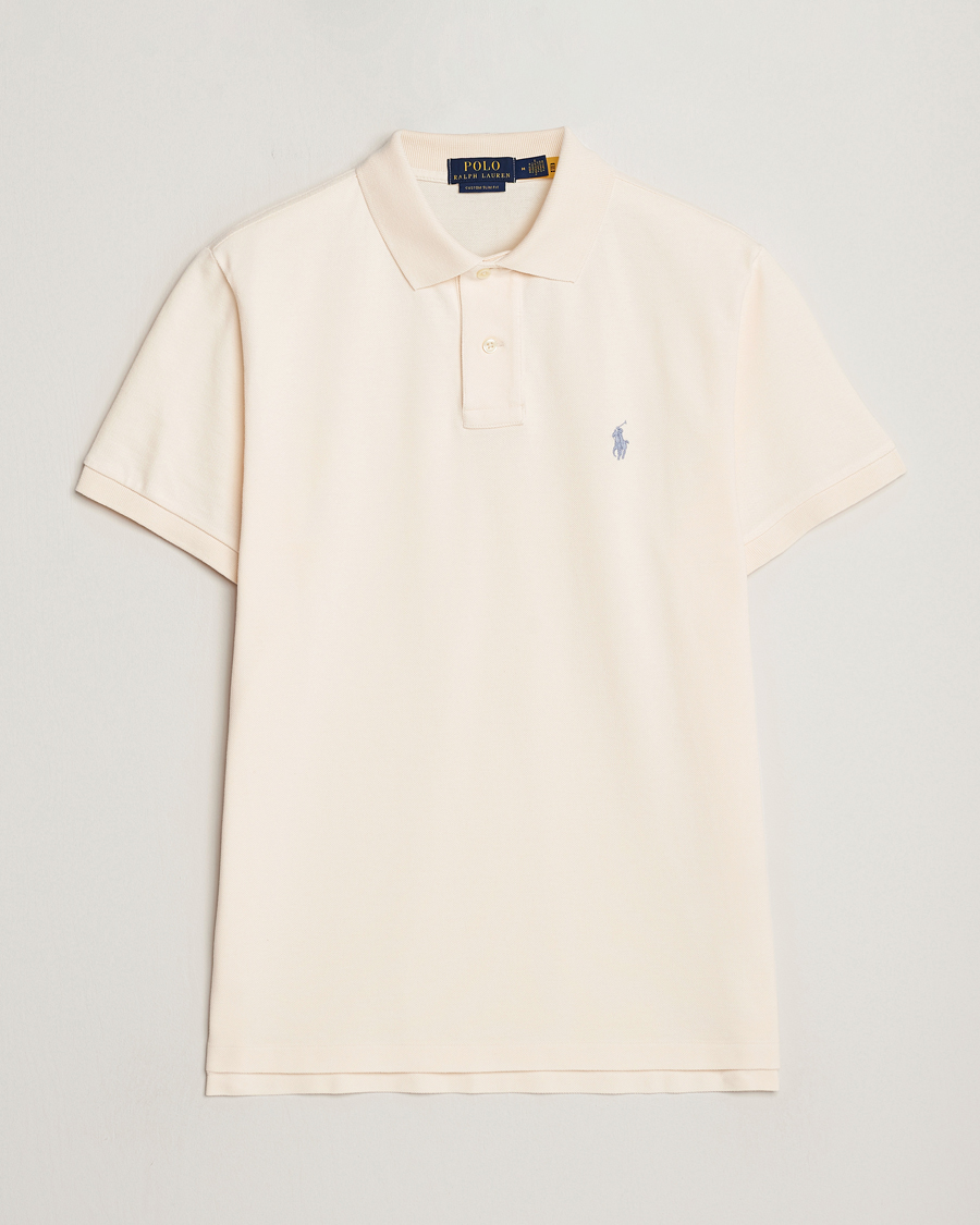 Herre | Polotrøjer | Polo Ralph Lauren | Custom Slim Fit Polo Guide Cream